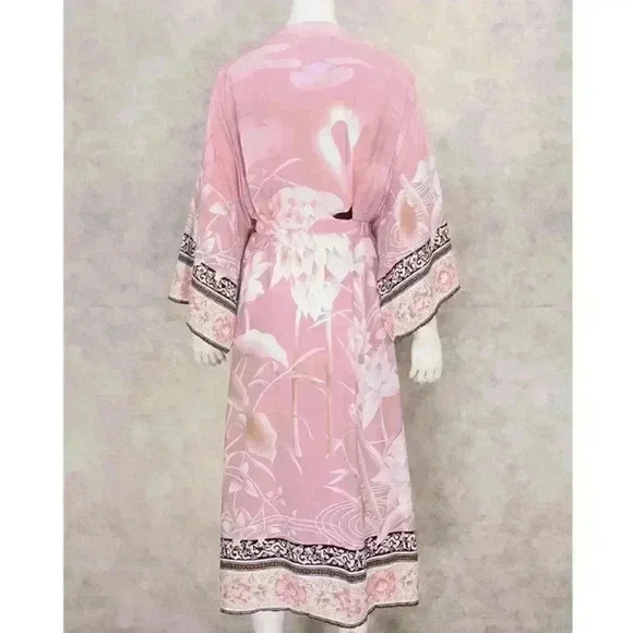 NEW VINTAGE BOHEMIAN ROBE KIMONO - Picture 9 of 11